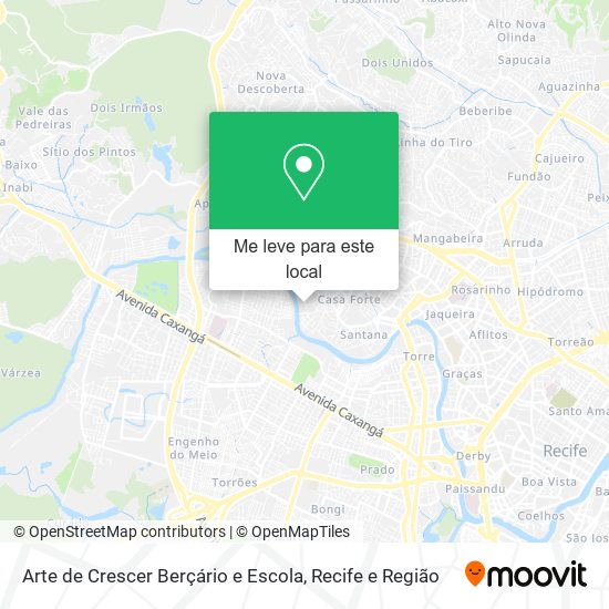 Arte de Crescer Berçário e Escola mapa