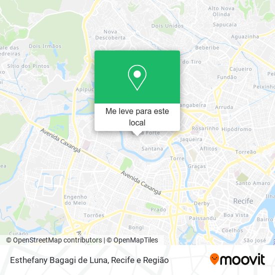 Esthefany Bagagi de Luna mapa