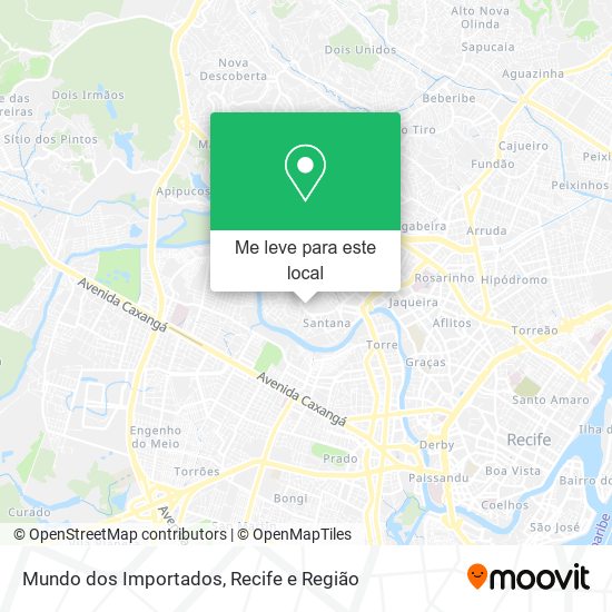 Mundo dos Importados mapa