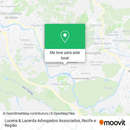 Lucena & Lacerda Advogados Associados mapa