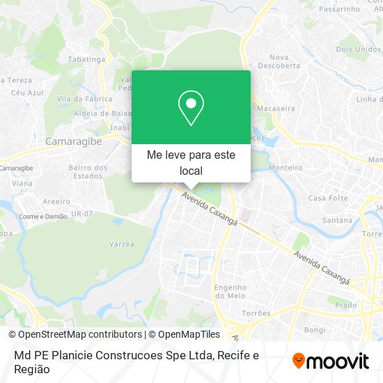 Md PE Planicie Construcoes Spe Ltda mapa