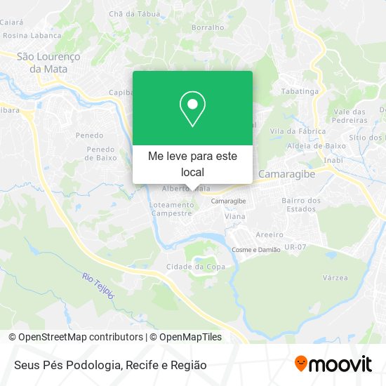 Seus Pés Podologia mapa