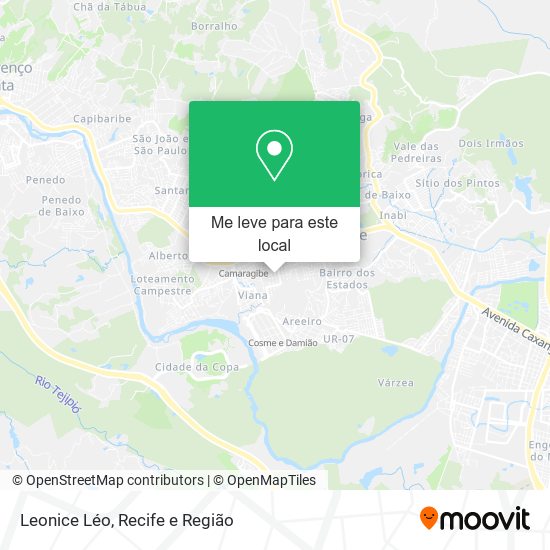 Leonice Léo mapa