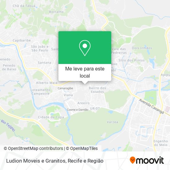 Ludion Moveis e Granitos mapa