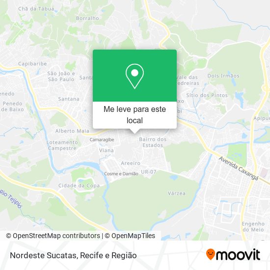 Nordeste Sucatas mapa