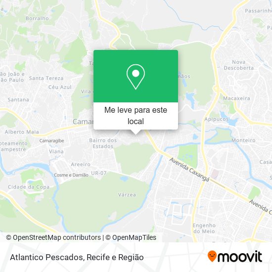 Atlantico Pescados mapa