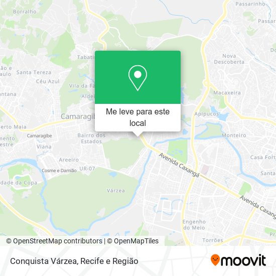 Conquista Várzea mapa