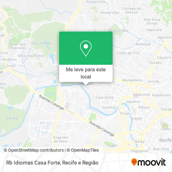 Rb Idiomas Casa Forte mapa