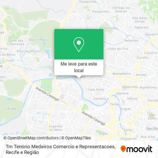 Tm Tenório Medeiros Comercio e Representacoes mapa