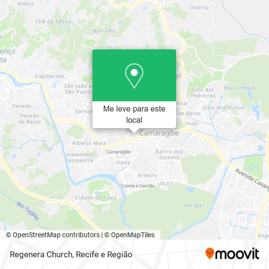 Regenera Church mapa