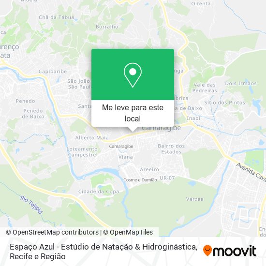 Espaço Azul - Estúdio de Natação & Hidroginástica mapa