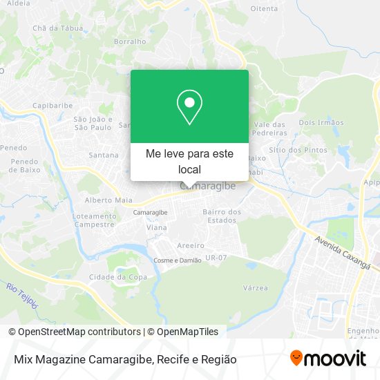 Mix Magazine Camaragibe mapa