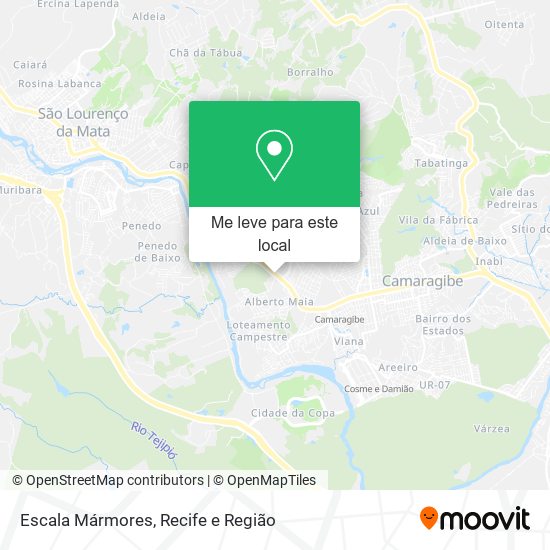 Escala Mármores mapa
