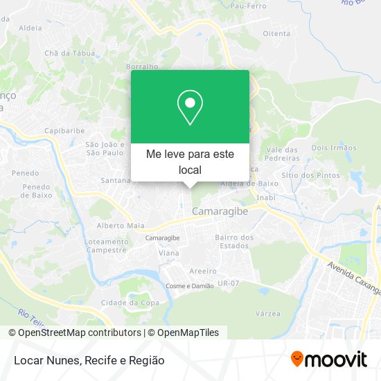 Locar Nunes mapa