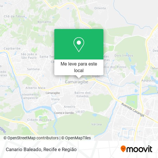 Canario Baleado mapa