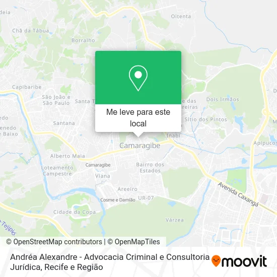 Andréa Alexandre - Advocacia Criminal e Consultoria Jurídica mapa
