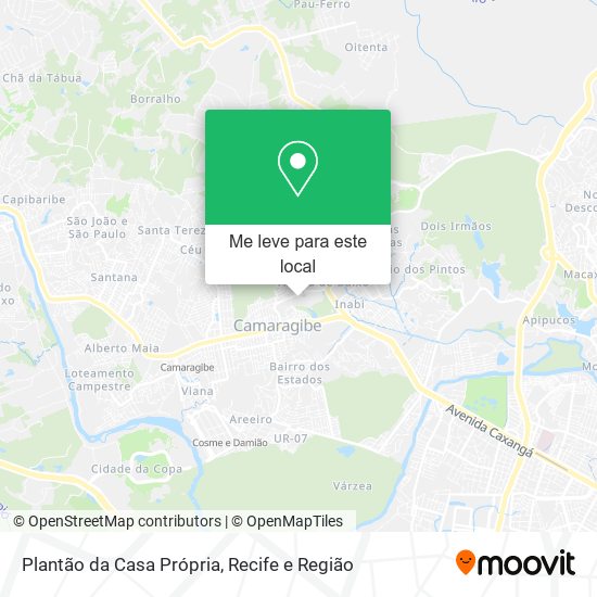 Plantão da Casa Própria mapa