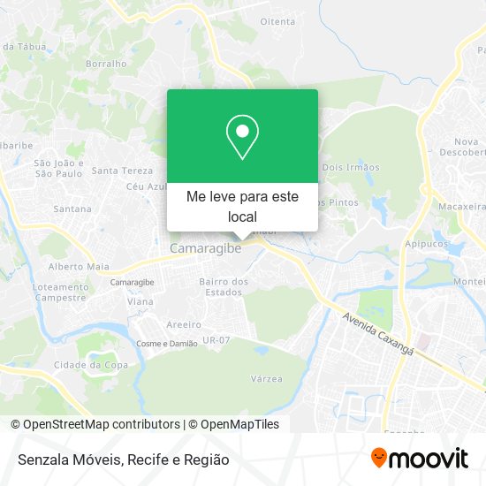 Senzala Móveis mapa