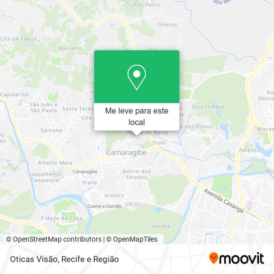 Oticas Visão mapa