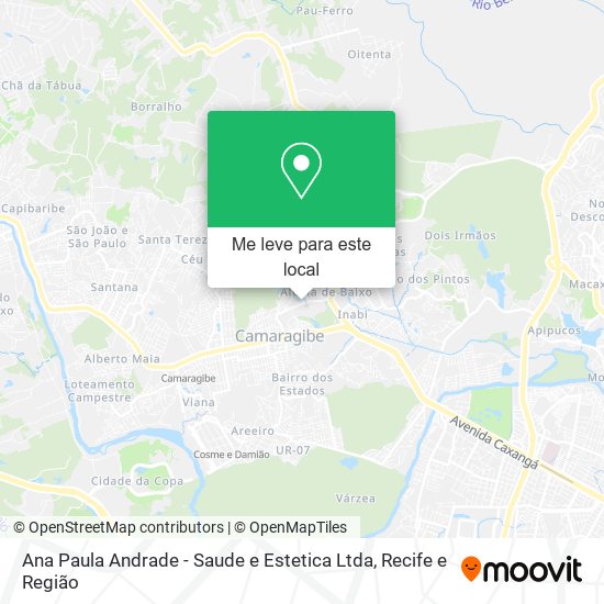 Ana Paula Andrade - Saude e Estetica Ltda mapa