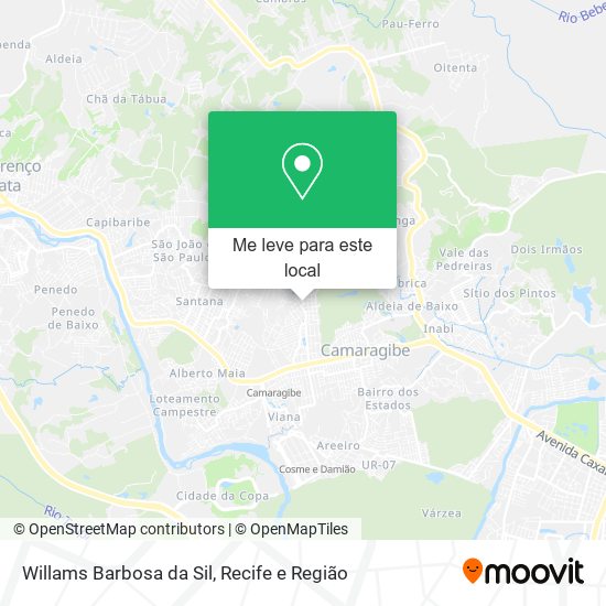 Willams Barbosa da Sil mapa