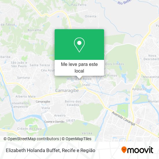 Elizabeth Holanda Buffet mapa