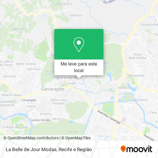 La Belle de Jour Modas mapa