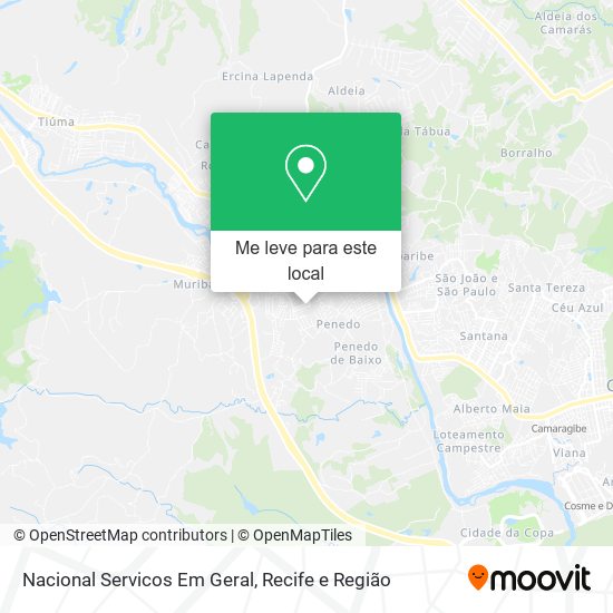 Nacional Servicos Em Geral mapa