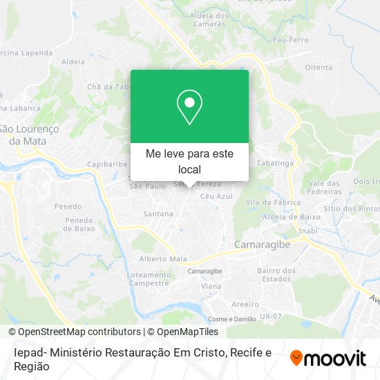 Iepad- Ministério Restauração Em Cristo mapa