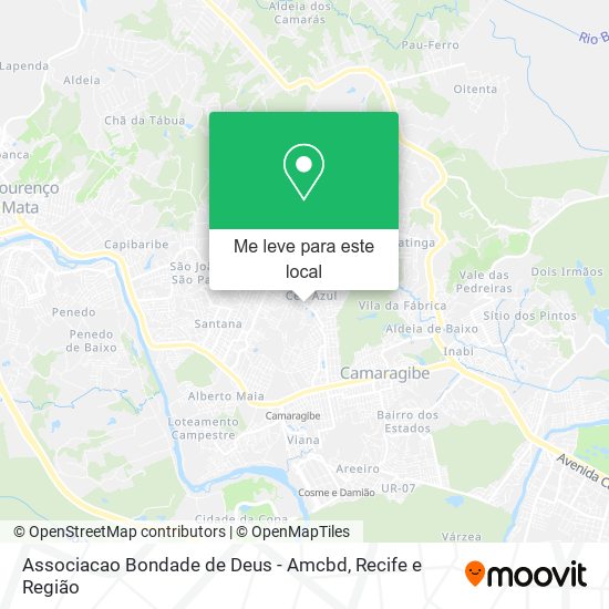 Associacao Bondade de Deus - Amcbd mapa