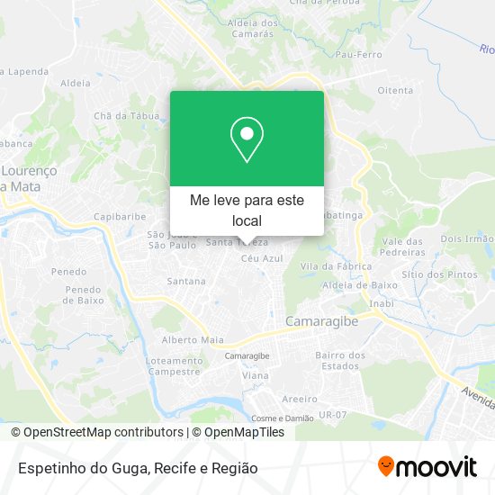 Espetinho do Guga mapa