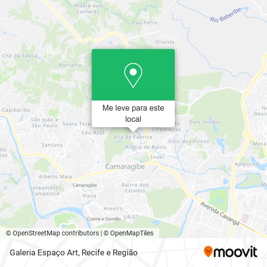 Galeria Espaço Art mapa