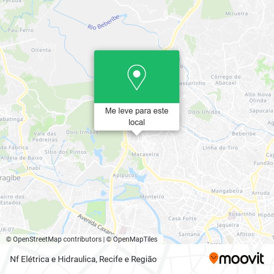 Nf Elétrica e Hidraulica mapa