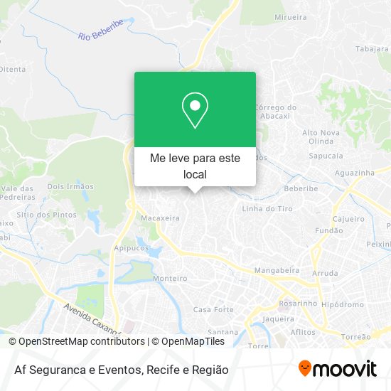 Af Seguranca e Eventos mapa
