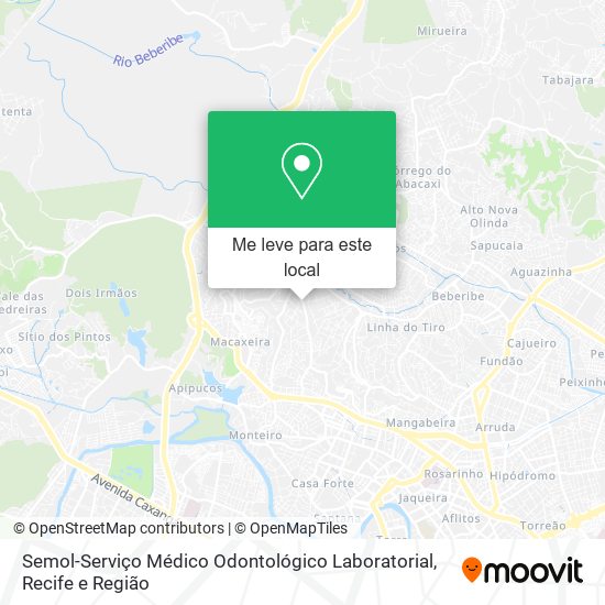 Semol-Serviço Médico Odontológico Laboratorial mapa