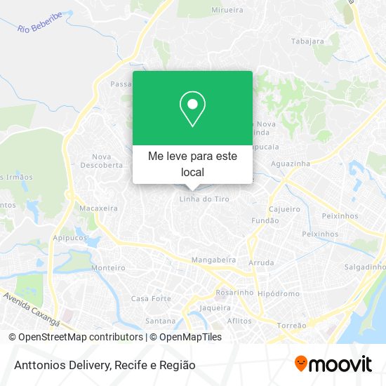 Anttonios Delivery mapa