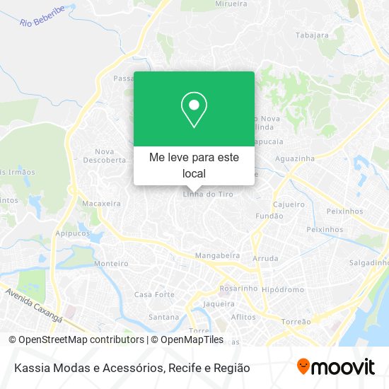 Kassia Modas e Acessórios mapa