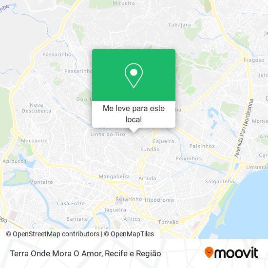 Terra Onde Mora O Amor mapa