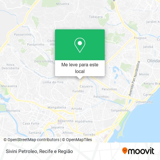 Sivini Petroleo mapa