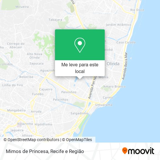 Mimos de Princesa mapa