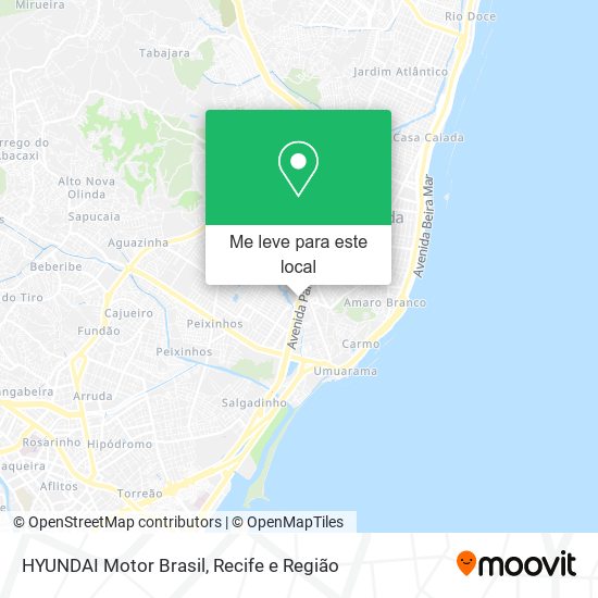 HYUNDAI Motor Brasil mapa