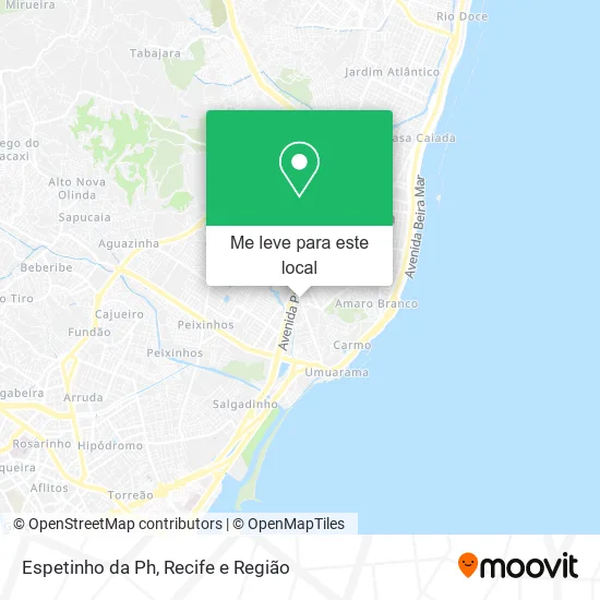 Espetinho da Ph mapa