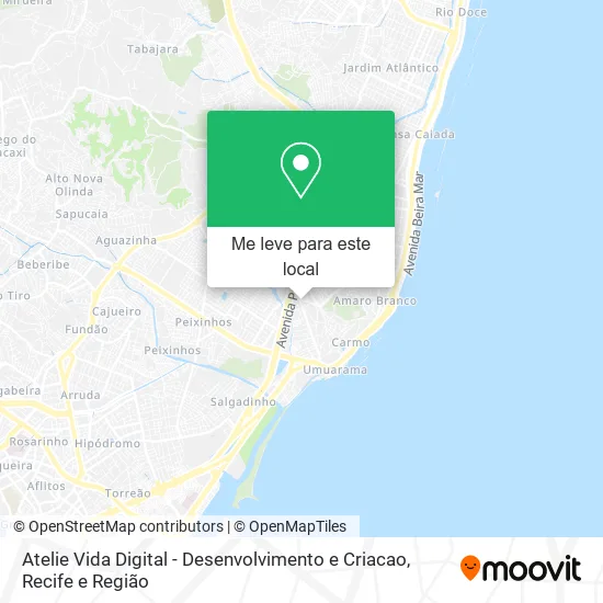 Atelie Vida Digital - Desenvolvimento e Criacao mapa