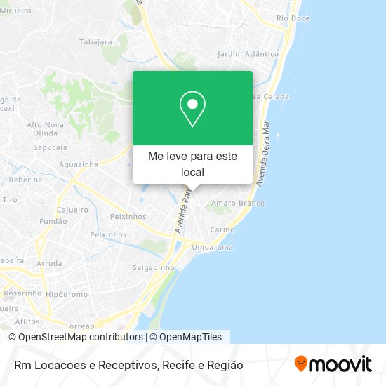 Rm Locacoes e Receptivos mapa