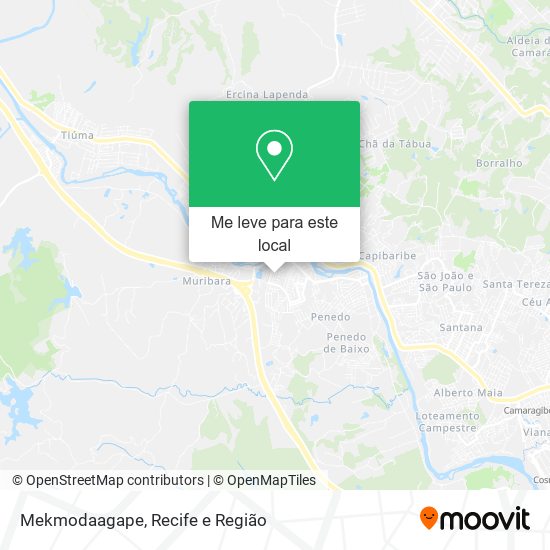 Mekmodaagape mapa