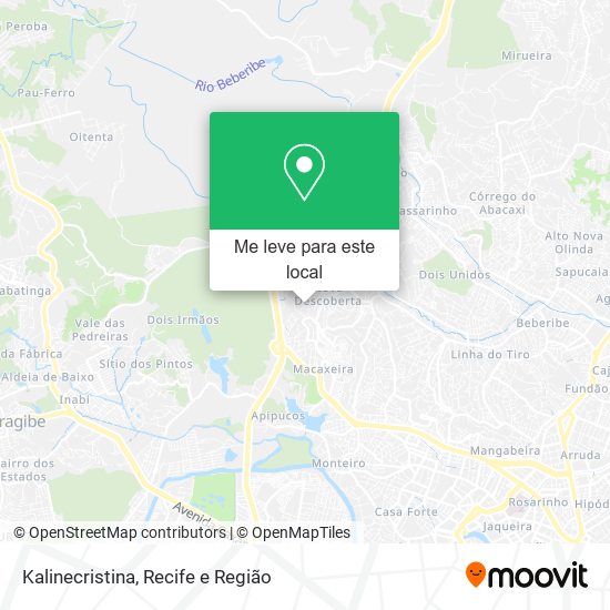 Kalinecristina mapa