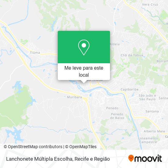Lanchonete Múltipla Escolha mapa