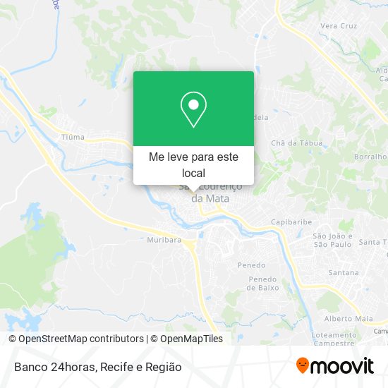 Banco 24horas mapa