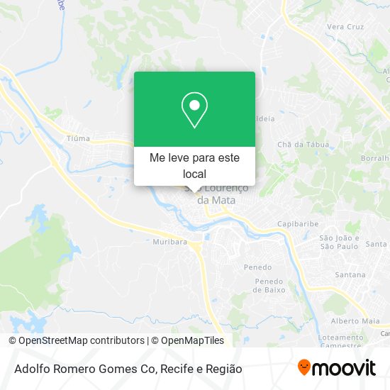 Adolfo Romero Gomes Co mapa