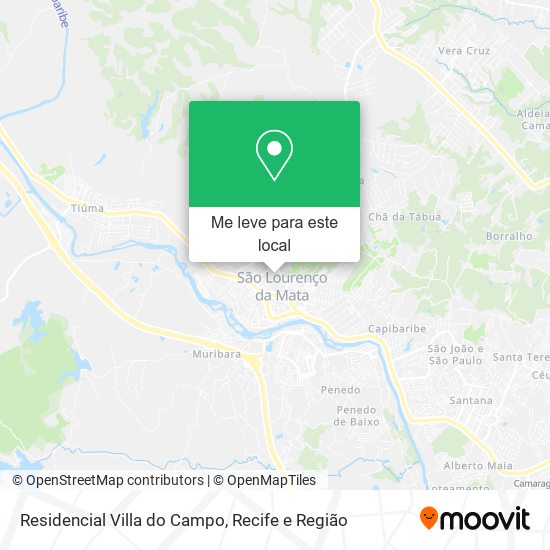 Residencial Villa do Campo mapa